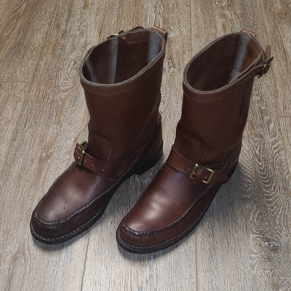 Men's Gokey Brown Leather Boots - Picture 2 of 8